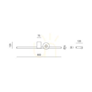 Kinkiet GAP562 Biały Gea Luce IP44 small 1