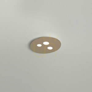Plafon LUNA P/P FLUPT1 Szarobrązowy Gea Luce small 0