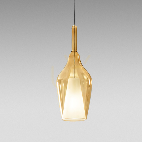 Sprawdź Lampa wisząca OFELIA S/12 FOFSAM12 Bursztynowy transparentny Gea Luce