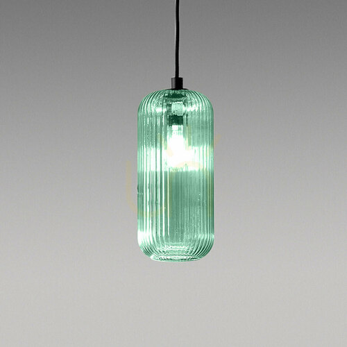 Sprawdź Lampa wisząca RAIKA V/P FRAVV1 Zielony transparentny Gea Luce
