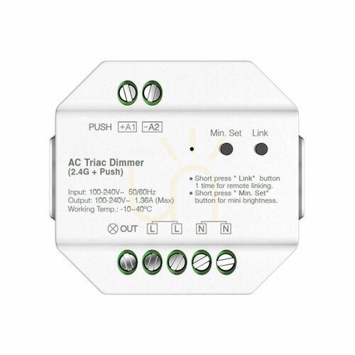 Sprawdź Ściemniacz s.luce Smart-Dim-Set 230 V z pilotem, czarny