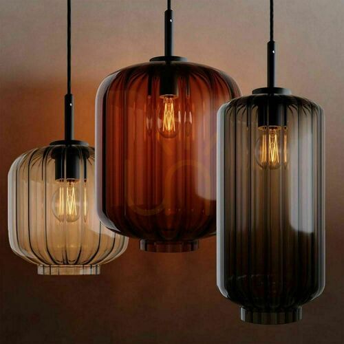 Sprawdź Lampa wisząca s.luce Velo Cluster 3xE27, szklana, wielokolorowa, klosze Ø20 cm