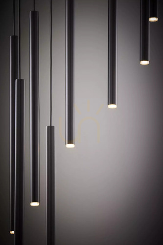 Sprawdź Lampa wisząca Sigma Sopel 10 Antresola kaskada, czarna 42098