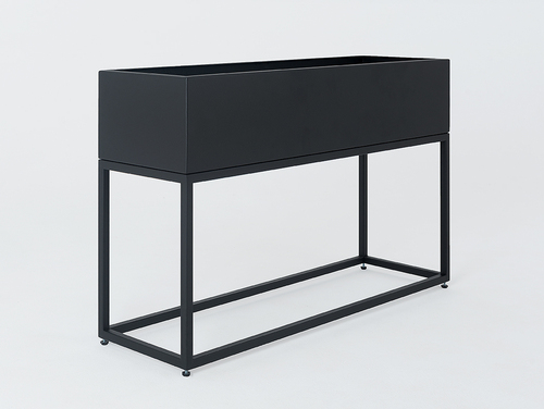 Sprawdź Donica metalowa FIORINA 100x30x60 - czarny