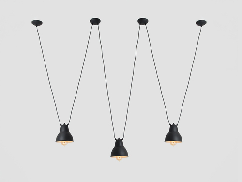 Sprawdź Czarna lampa wisząca CustomForm COBEN HANGMAN 3 3×E27 maks. 60 W Ø18 cm