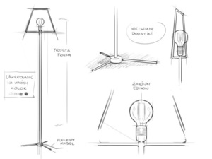 Lampa ścienna FIRKANT WALL - czarny small 5