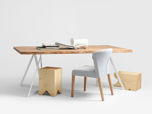Sprawdź Stół jadalniany SHERWOOD SOLID WOOD 200 - dąb dziki gładki, biały