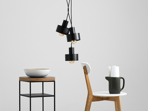 Lampa wisząca CustomForm FAY KOŁO 3, czarna, 3 × E27, Ø33 cm small 1