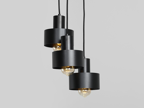 Sprawdź Lampa wisząca FAY KOŁO 3 - czarny