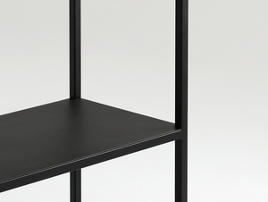 Regał HYLLER METAL 150x75 - czarny small 4