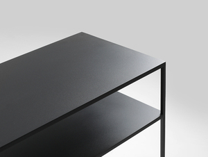 Konsola TENSIO 2 FLOOR METAL 100x35 - czarny small 4