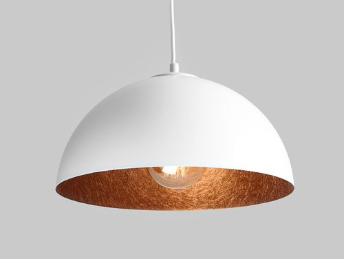Sprawdź Lampa wisząca LORD 35 - miedziano-biały