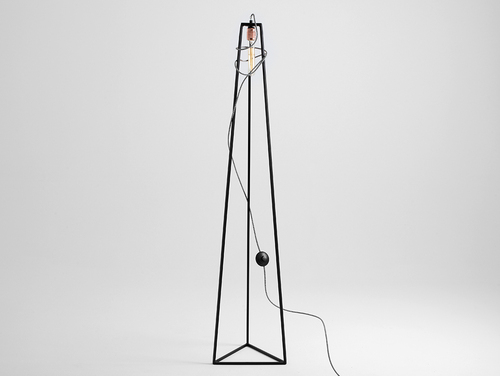 Sprawdź Lampa podłogowa TRIMETRIC FLOOR - czarny