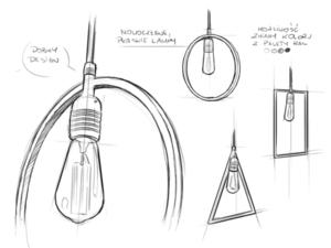 Lampa wisząca QUADO - biały small 5