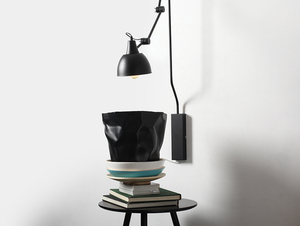 Lampa ścienna CustomForm Coben Wall czarna 150 cm, złoty środek klosza small 1