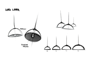 Lampa wisząca LORD 35 - miedziano-czarny small 5
