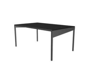 Stół kawowy OBROOS COFFEE METAL 100x60 - czarny small 8