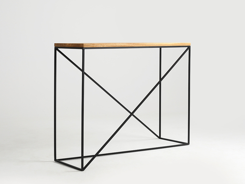 Sprawdź Konsola MEMO SOLID WOOD 100 - dąb, czarny