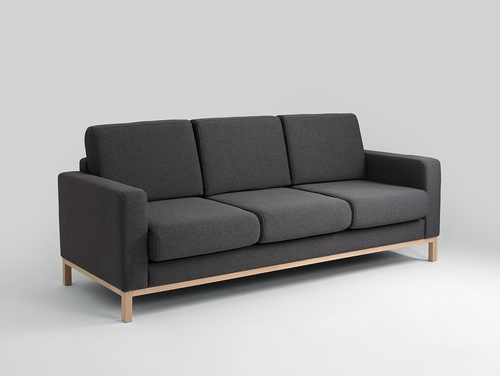 Sprawdź Sofa SCANDIC 3 os. - karbon(et95), naturalny