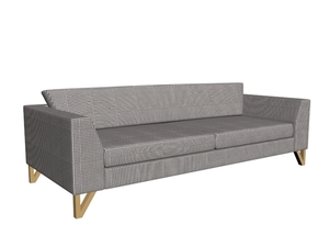 Sofa WILLY 3 os. - ciemna pepita(ke700), naturalny small 6