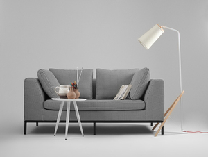 Sofa AMBIENT 2 os. - ciemna pepita(ke700), czarny small 1