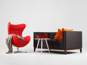 Sofa by-TOM 2 os. rozkł. - karbon(et95), orzech small 2