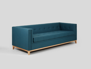 Sofa by-TOM 2 os. rozkł. - karbon(et95), orzech small 5