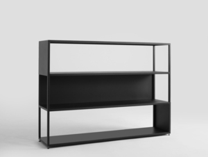 Regał HYLLER SIDE METAL 150x110 - czarny small 0