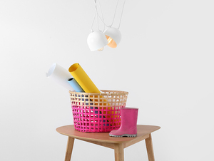 Lampa wisząca POPO 2 - biały small 1