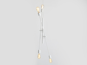 Lampa wisząca TWIGO 4 - biały small 3
