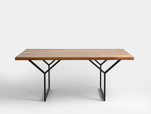 Stół jadalniany LONGO SOLID WOOD 180 - dąb, czarny small 3