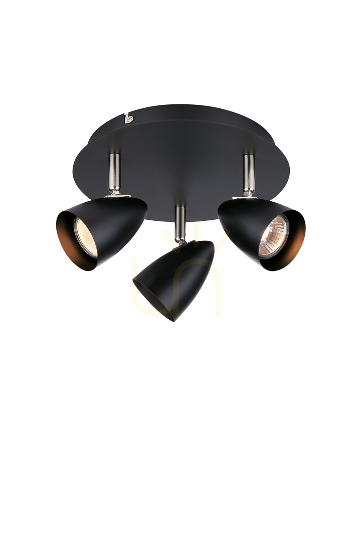 Sprawdź Plafon Markslojd Ciro 3 czarny metal 26 cm 107411 Plafon Markslojd Ciro 3 czarny metal 26 cm 107411