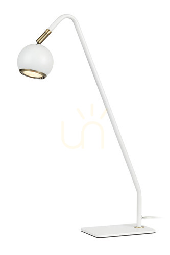 Sprawdź Lampa stołowa Markslojd COCO 107341 biała metalowa 48 cm