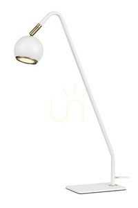 Lampa stołowa Markslojd COCO 107341 biała metalowa 48 cm small 0