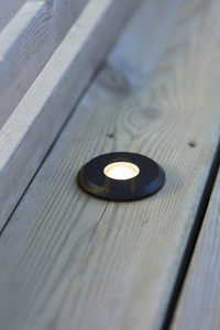 Lampa ogrodowa spot LED Markslojd Garden 24 3W czarna aluminiowa 107285 small 1