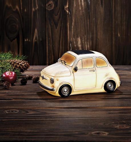 Sprawdź Dekoracja stołowa samochód Fiat Markslojd NOSTALGI biały 21 cm 703958