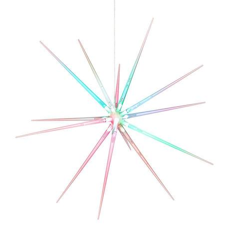 Sprawdź Gwiazda dekoracyjna LED 3D Markslojd BRIGHT wielokolorowa 53 cm 704430