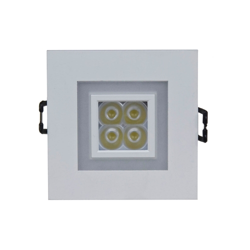 Sprawdź Fiale 4led 4x1w 30st 230v Square Z Ramką Ciepłobiałą Ww Oczka Ledowe