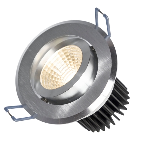 Sprawdź Fiale Ii 6w Cob 38st 230v Nw Oczko Led Pierścień Szczotkowane Aluminium