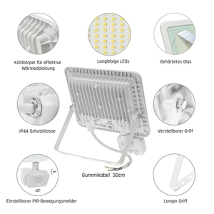 Noctis Lux 2 Smd 230v 50w Ip44 Cw White With Sensor small 7