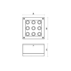 Oprawa natynkowa LED SpectrumLED BERENIQUE czarna 9 W 3000 K 15° IP44 small 4