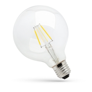 Led Glob G125 E-27 230v 8w Cog Ww Clear Spectrum small 0