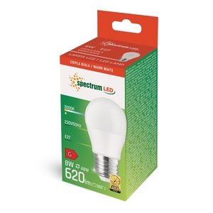 Led Kulka  E-27 230v 8w Ww Spectrum small 1
