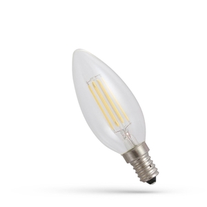 Żarówka LED świeczka Spectrum Clear COG E14 4 W 4000 K 460 lm small 0