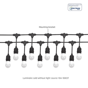 Girlanda 10m 10xe27 Łączona Spectrum small 6