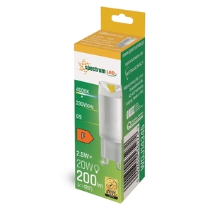 Led G9 230v 3w Nw Ceramiczna Spectrum small 1