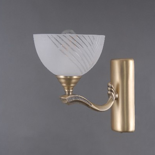 Sprawdź Kinkiet Glasberg Aphrodite Classic 1 Mosiądz 317024601