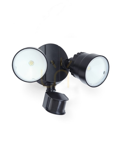 Sprawdź Kinkiet zewnętrzny Lutec SHRIMP 7622104330 LED 15W czarny z czujnikiem ruchu