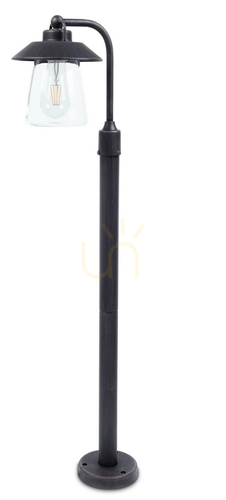 Sprawdź Słupek oświetleniowy ogrodowy Lutec CATE 7264210213 rdzawy industrialny E27 94,5 cm