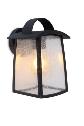 Sprawdź Kinkiet zewnętrzny Lutec Kelsey 5273601012 czarny E27 IP44 aluminium szkło